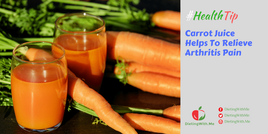 Carrot Juice Helps To Relieve Arthritis Pain