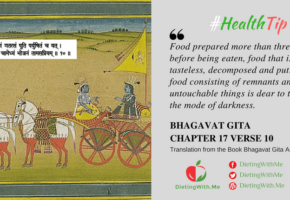 BHAGVAD GITA ON FOOD CHAPTER 17 VERSE 10